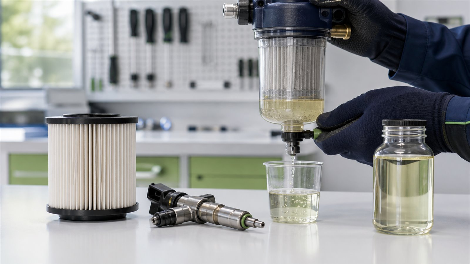 Technische Darstellung: Injektorschäden vorbeugen: Filter, Wasser und Kraftstoffqualität