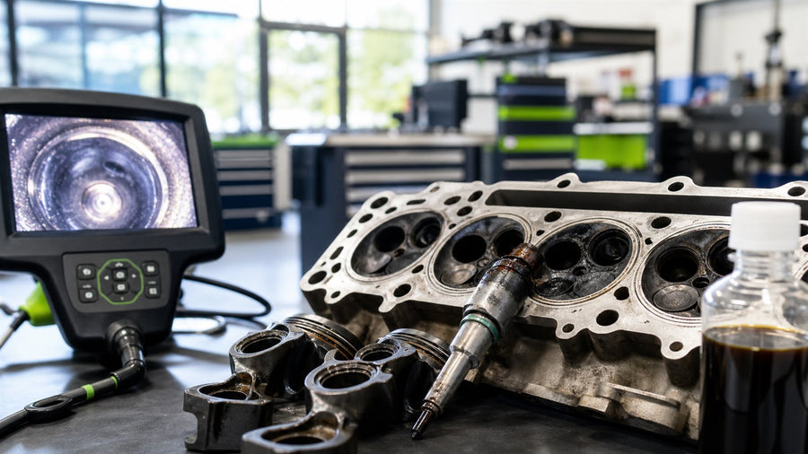 Technische Darstellung: Mit defektem Injektor weiterfahren: Risiken und mögliche Folgeschäden