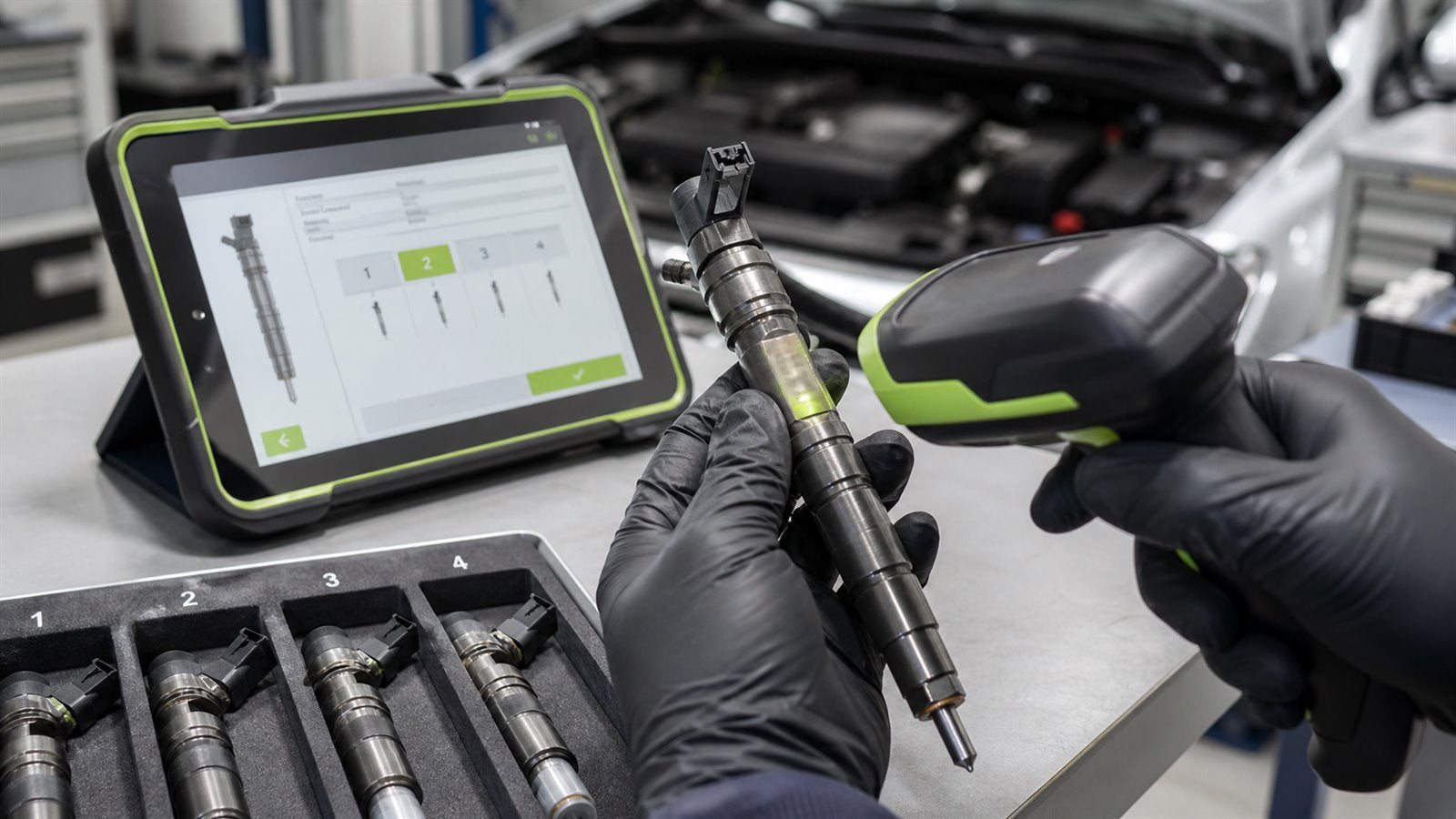 Technische Darstellung: IMA-, ISA-, C2i- und C3i-Codierung nach Reparatur oder Austausch
