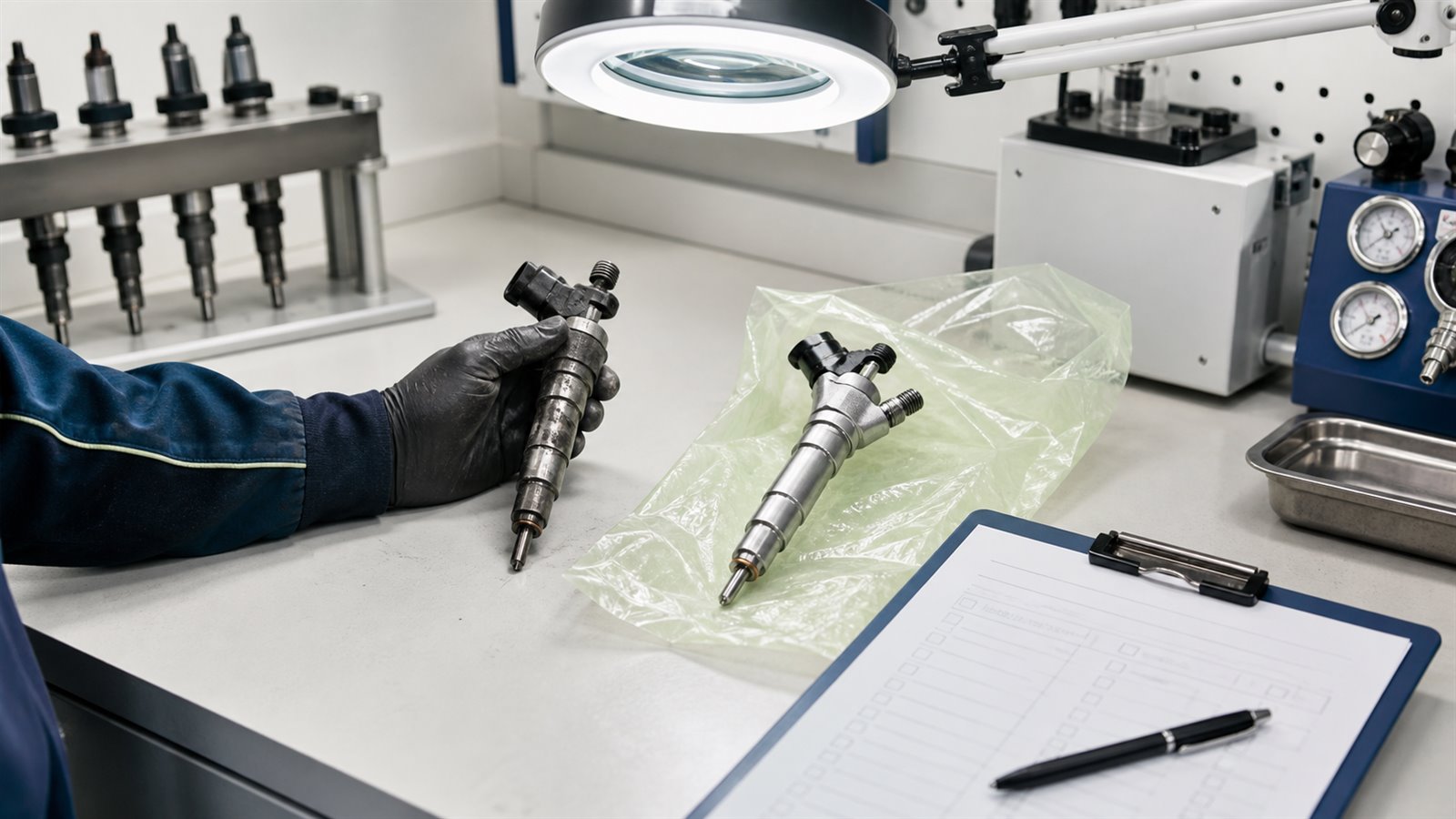 Technische Darstellung: Injektor prüfen oder ersetzen? So treffen Sie die richtige Entscheidung