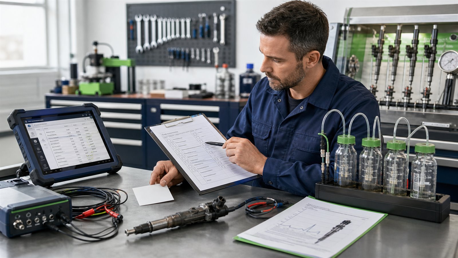 Technische Darstellung: Häufige Fehler bei der Injektor-Diagnose und falsche Schlussfolgerungen