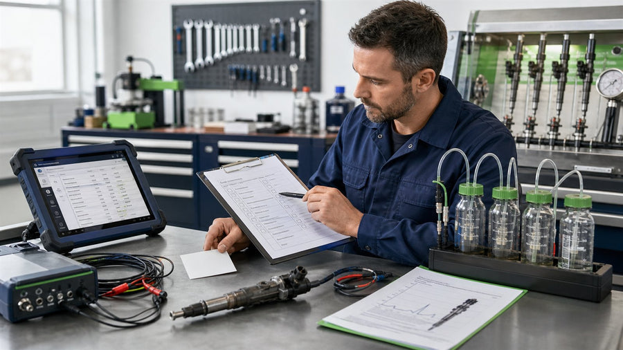 Technische Darstellung: Häufige Fehler bei der Injektor-Diagnose und falsche Schlussfolgerungen