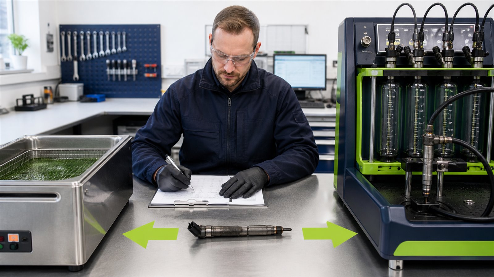 Technische Darstellung: Injektoren reinigen oder zuerst prüfen lassen?
