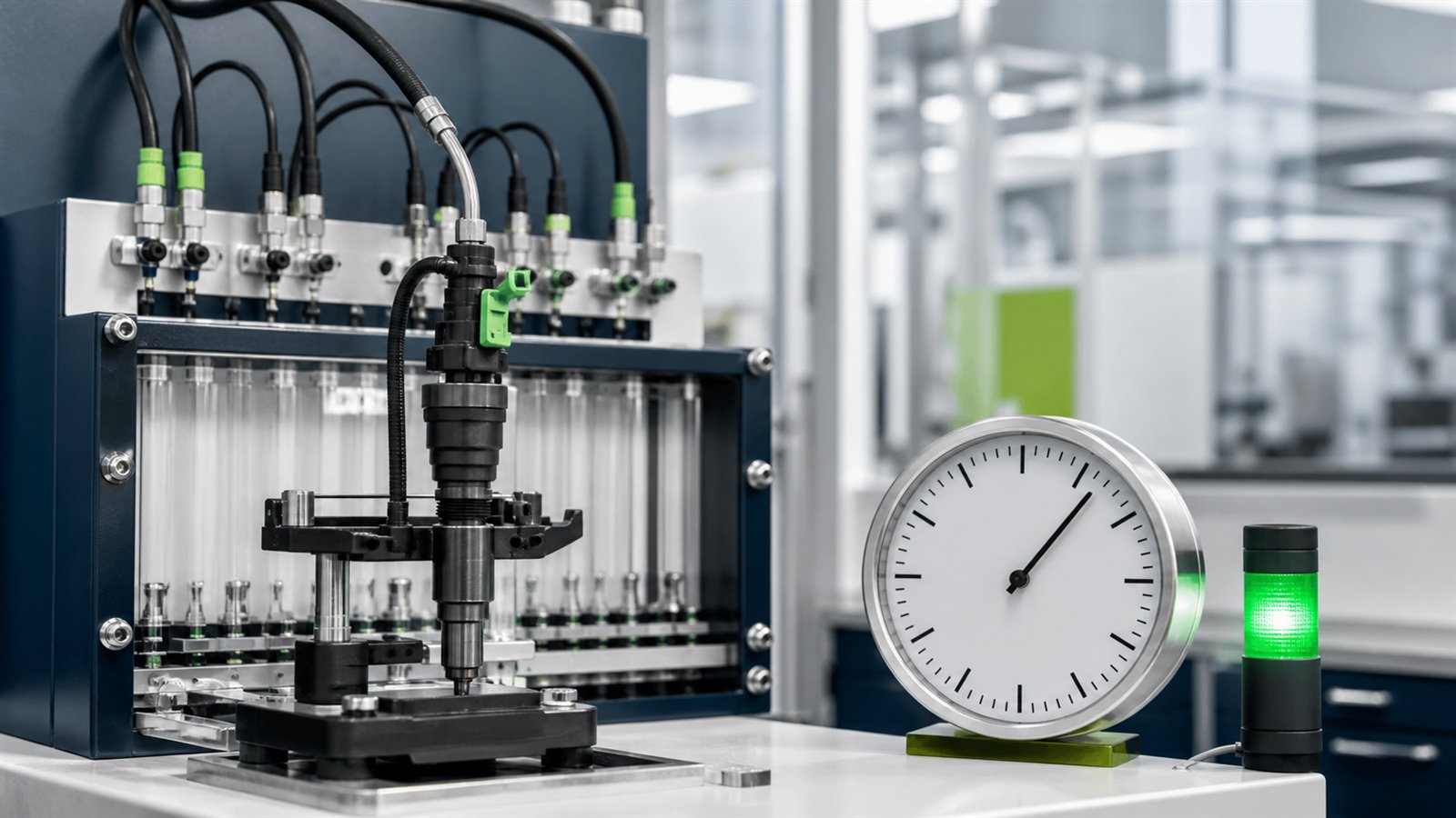 Technische Darstellung: Wie lange dauert eine professionelle Injektorprüfung?